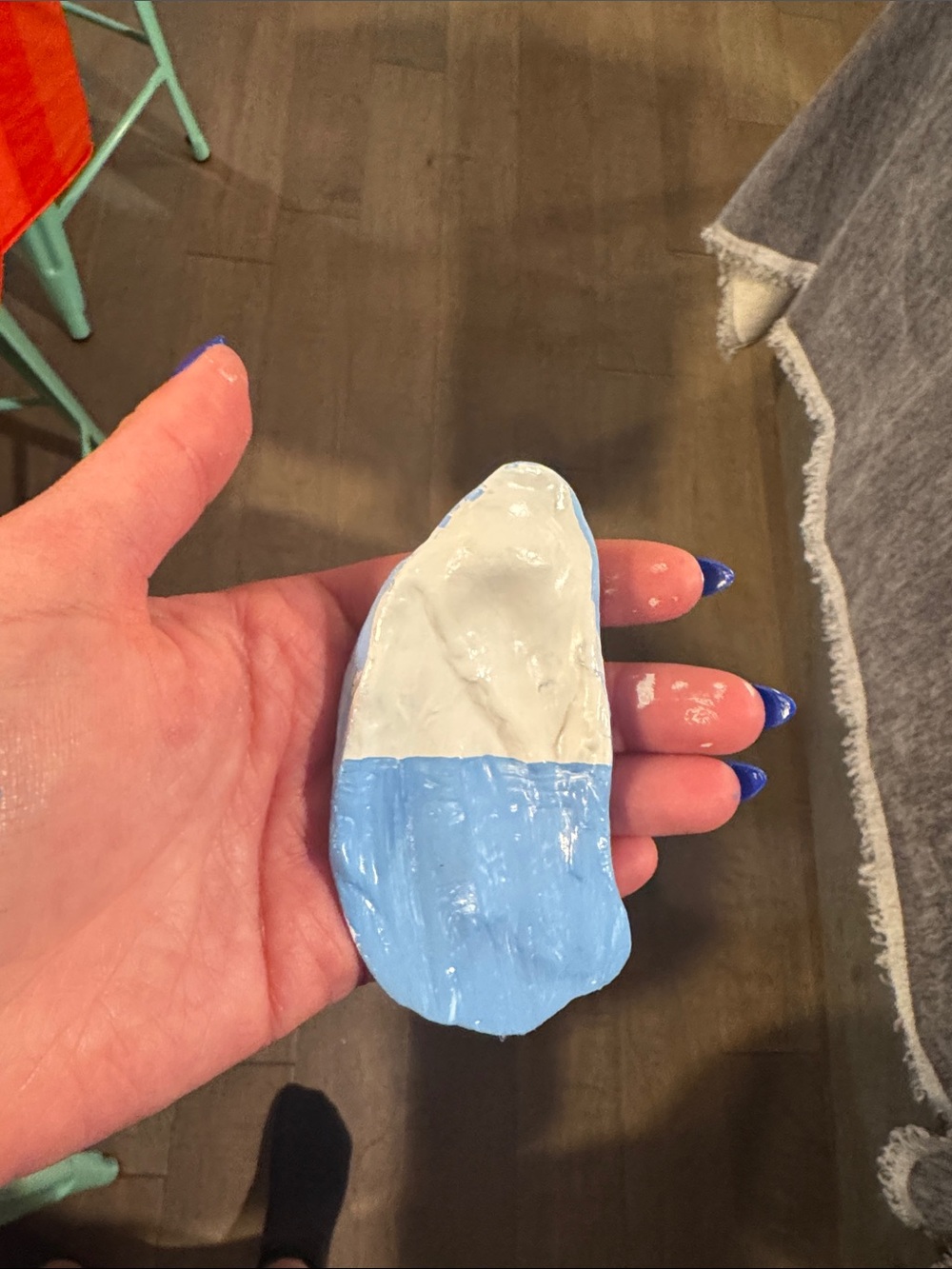 Oyster shell jewelry dish